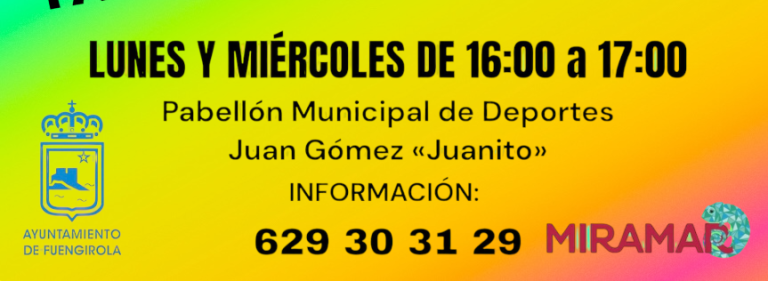 Información sobre horario y lugar del Pabellón Municipal de Deportes Juan Gómez "Javalí".